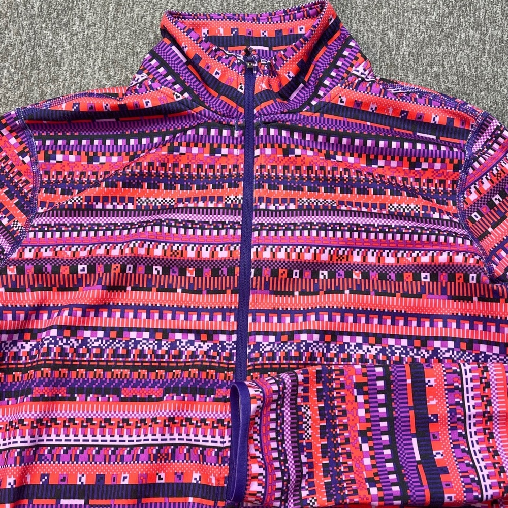 Nike Pro Dri-FIT half-zip performance 1/2 zip Fair Isle Running Snow Winter